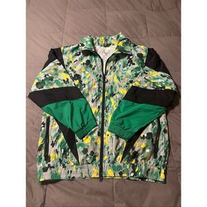 adidas Green and Yellow Camouflage Jacket